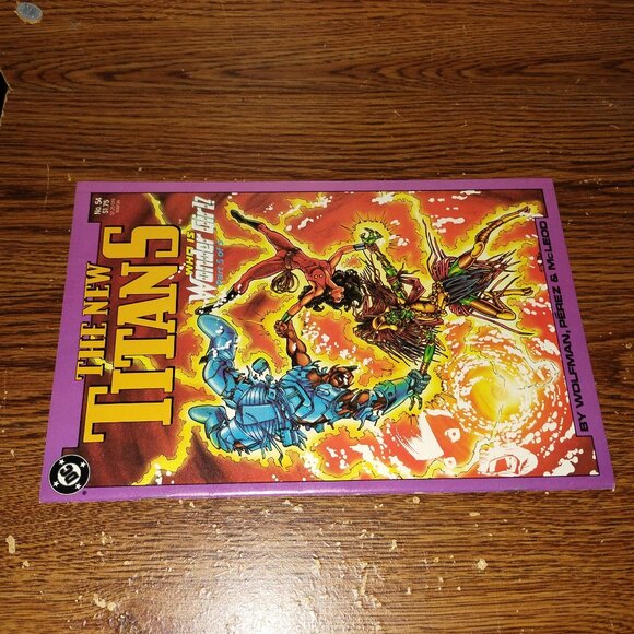 The New Teen Titans #54 (DC comics,1989) Who is Wonder Girl? (part 5 of 5) - Picture 3 of 3